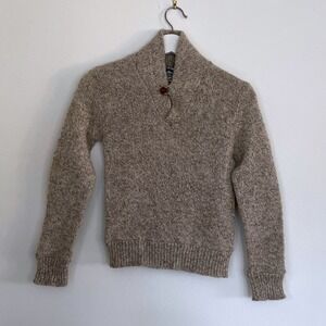 Cambridge Dry Goods Company Boys Size M 10-12 Wool Blend Shawl Collar Sweater